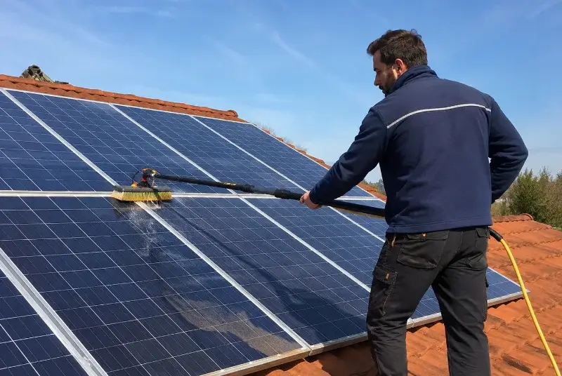 Nettoyage et entretien de panneaux solaires à Meursac