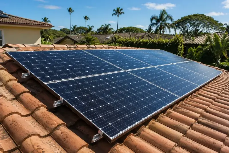 Installation de panneaux solaires à Meursac